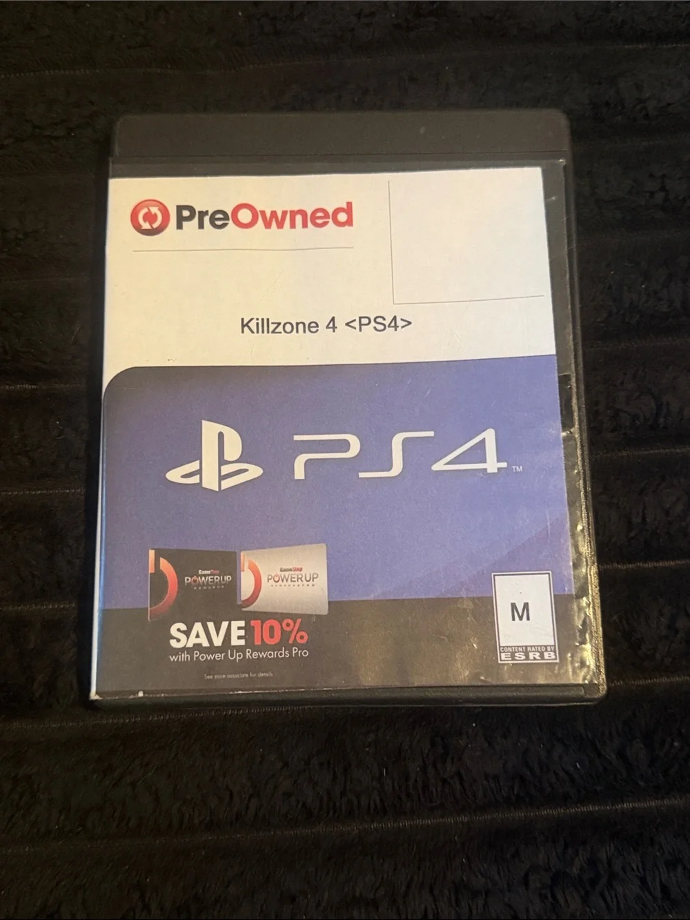 Sony PS4 Killzone 4 PreOwned Game with Blue Cover